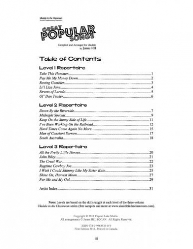 BOOK - Great popular songs