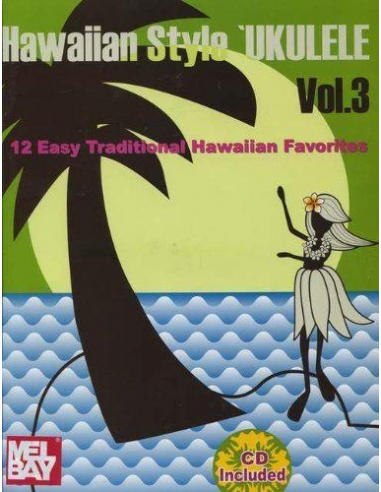 BOOK - Hawaiian Style Ukulele, vol 3 (+cd)