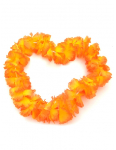 Orange flower necklace