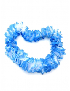 Blue flower necklace
