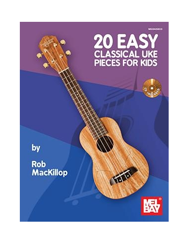 BOOK - 20 Easy Classical Uke Pieces for Kids (Book/CD Set)