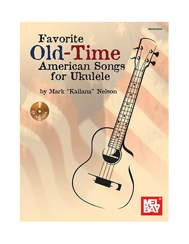 BOOK - Favorite Old-Time American Songs for Ukulele (Book/CD Set)