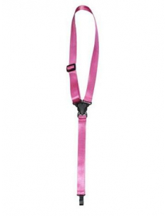 Ukulele Strap Nylon con gancetto rosa