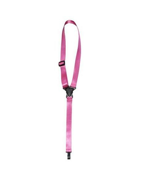 Ukulele Strap Nylon con gancetto rosa