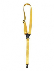 Ukulele Strap Nylon con gancetto gialla
