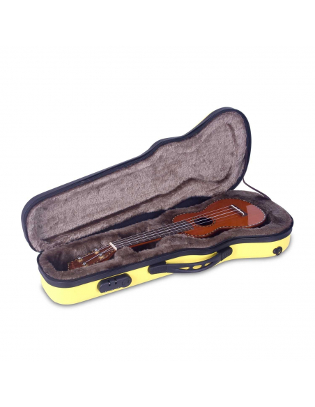 Custodia soprano in ABS Crossrock CRA400 giallo