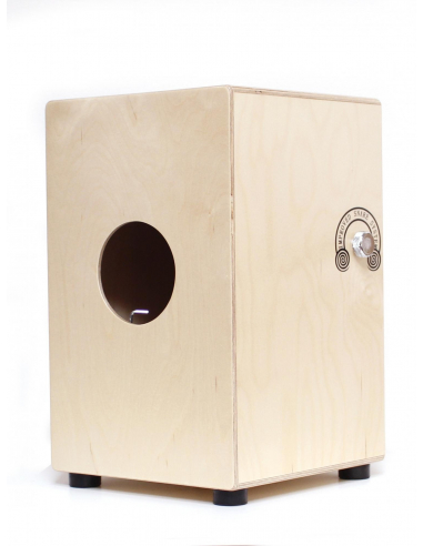 Cajon with adjustable cord