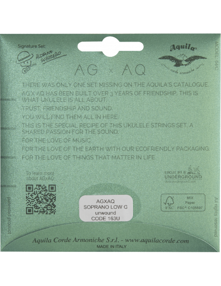 copy of UKULELE - AGxAQ® Concert 158U REGULAR, Key of C, GCEA