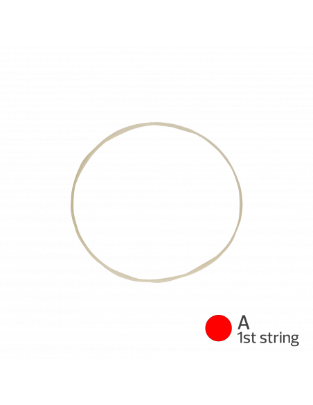 CORDE UKULELE SOPRANO - BUDELLO NATURALE® - SET HIGH G - GCEA - cod. 1U