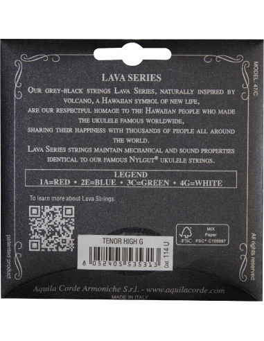 UKULELE - LAVA SERIES® TENOR Key of C – GCEA...