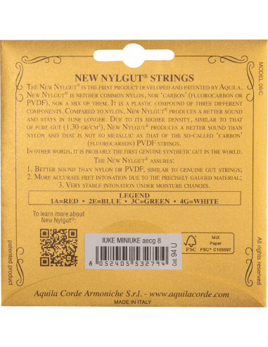 UKULELE - New NYLGUT® SOPRANO PICCOLO 94U - SET...