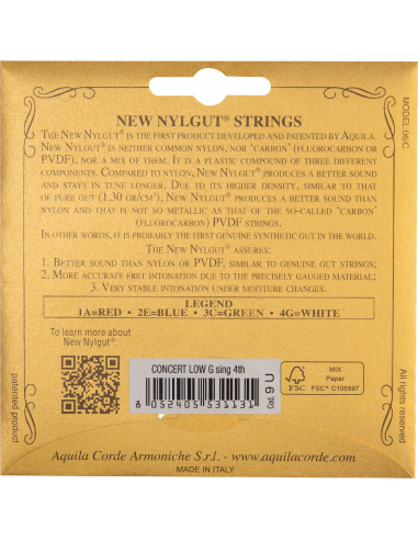 UKULELE - NEW NYLGUT® Single String 4th...