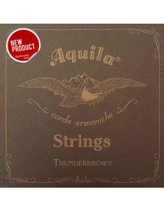 SHORT SCALE BASS STRINGS - Thunderbrown 4 Strings 23-26"...