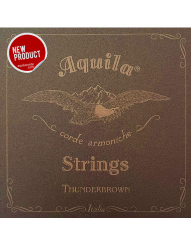 SHORT SCALE BASS STRINGS - Thunderbrown 4 Strings 23-26" / 59-66 cm scale cod. 167U
