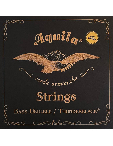 SHORT SCALE BASS STRINGS - Thunderblack 4 strings 23-26" / 59-66 cm scale cod. 170U
