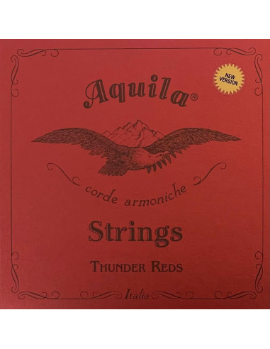 SHORT SCALE BASS STRINGS - Thunder Reds 4 strings 23-26" / 59-66 cm scale cod. 168U