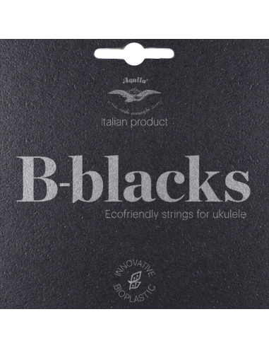 CORDE UKULELE SOPRANO -  B-BLACKS - SET HIGH G - GCEA - Cod. 180U