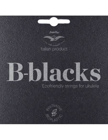 UKULELE - B-BLACKS BARITONE 4 corde, EBGD, Codice 184U
