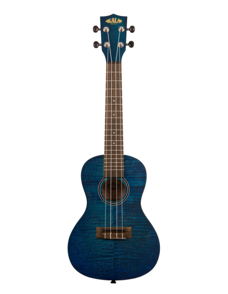 Kala Blue Exotic Mahogany Concert Ukulele