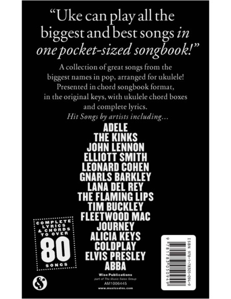 BOOK - The Little Black Book Of Hit Songs For Ukulele
