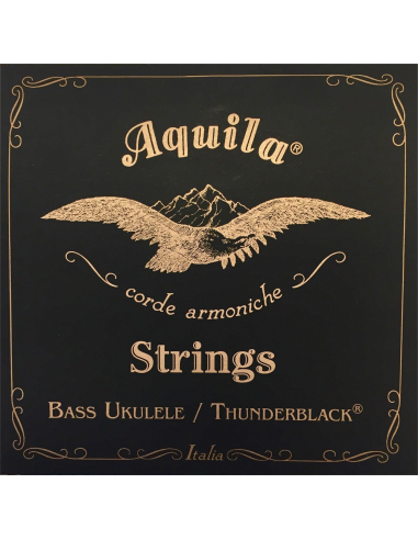 SHORT SCALE BASS STRINGS - Thunderblack 5 corde Scala 23-26" / 59-66 cm cod. 147U