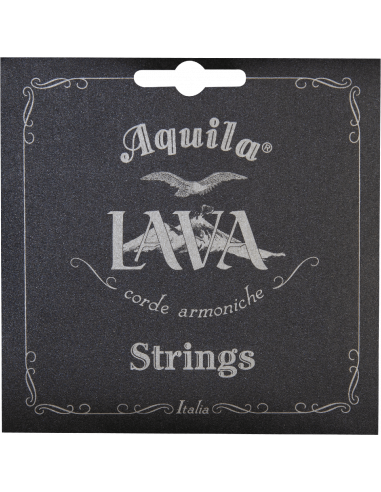 UKULELE - LAVA SERIES® CONCERTO 112U Key of C – GCEA High G - SUPER NYLGUT® BLACK